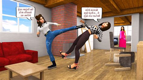 3d girls fight.